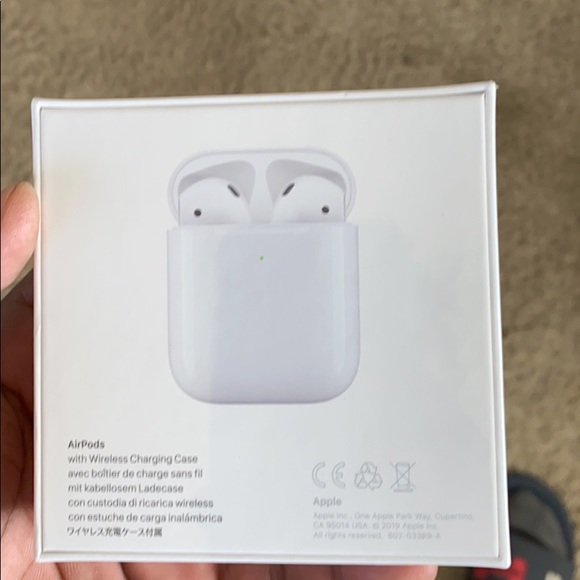 Apple AirPods with charging case